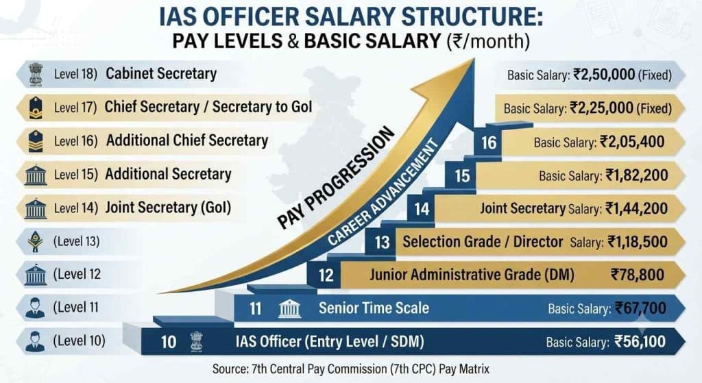 IAS Officer Salary Breakdown IAS Officer Salary Breakdown
